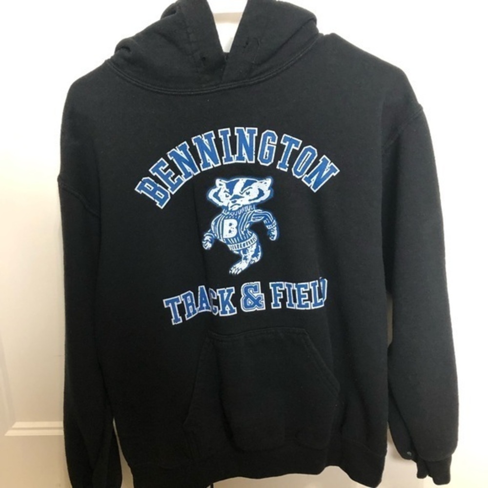 Bennington Badgers Black track and field Hoodie